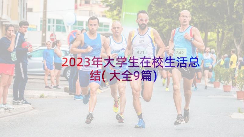 2023年大学生在校生活总结(大全9篇)