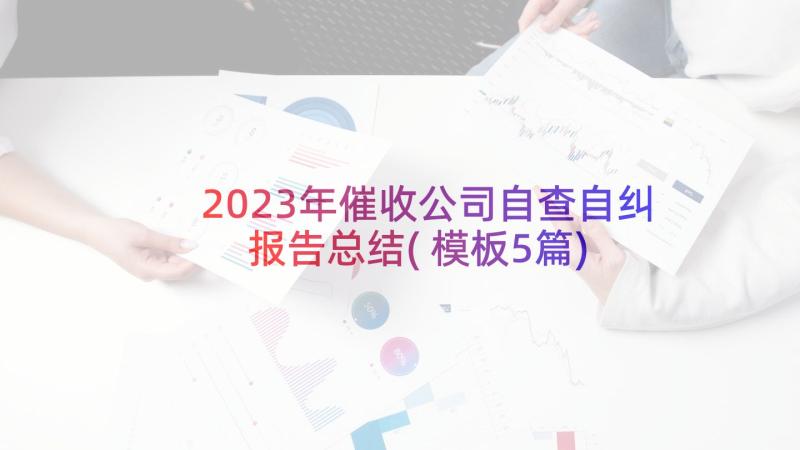 2023年催收公司自查自纠报告总结(模板5篇)