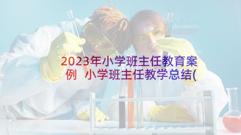 2023年小学班主任教育案例 小学班主任教学总结(优质10篇)