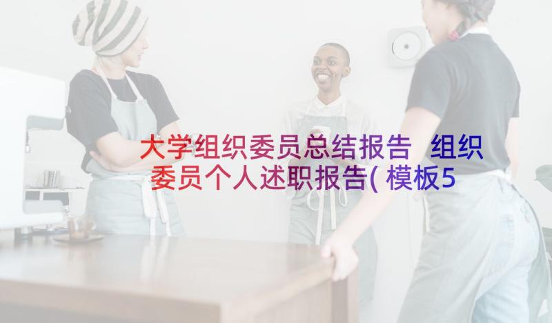 大学组织委员总结报告 组织委员个人述职报告(模板5篇)