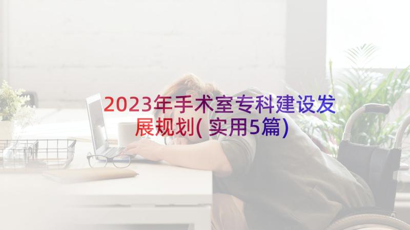 2023年手术室专科建设发展规划(实用5篇)