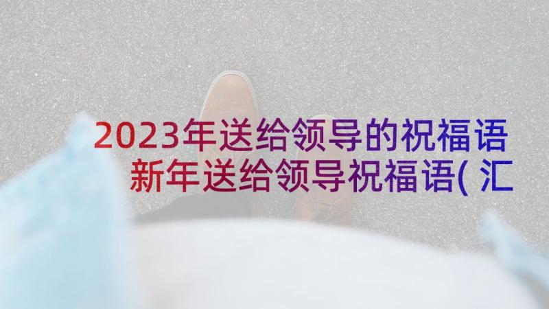 2023年送给领导的祝福语 新年送给领导祝福语(汇总5篇)