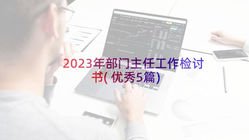 2023年部门主任工作检讨书(优秀5篇)