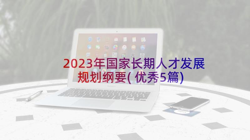 2023年国家长期人才发展规划纲要(优秀5篇)