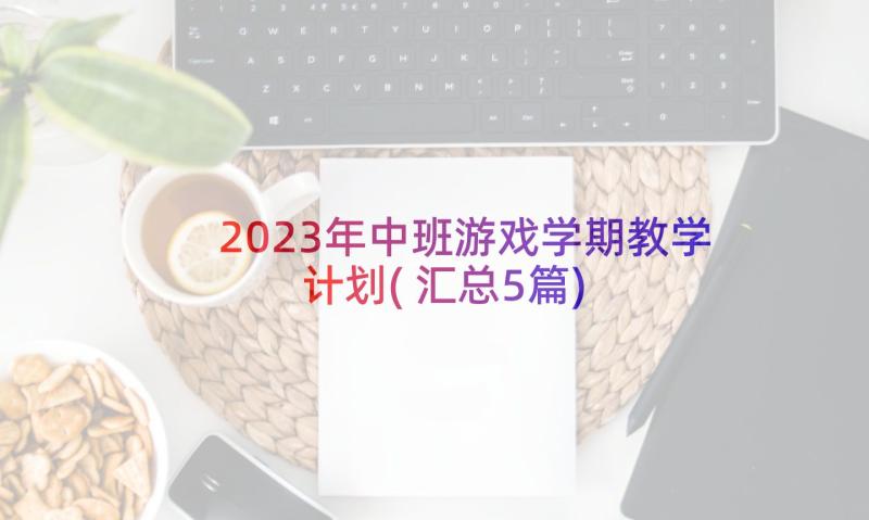 2023年中班游戏学期教学计划(汇总5篇)