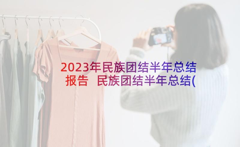 2023年民族团结半年总结报告 民族团结半年总结(大全5篇)