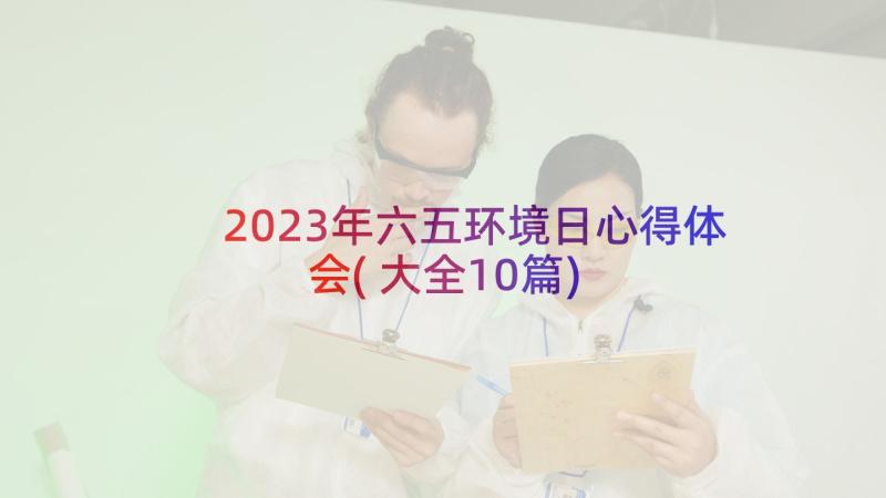 2023年六五环境日心得体会(大全10篇)