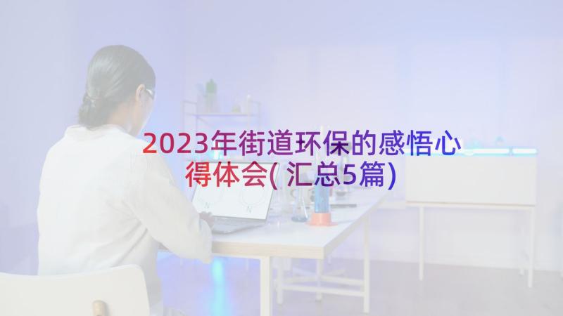 2023年街道环保的感悟心得体会(汇总5篇)