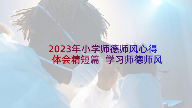 2023年小学师德师风心得体会精短篇 学习师德师风短篇心得体会(优秀6篇)