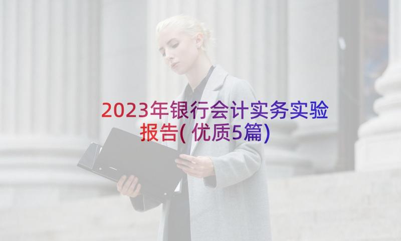 2023年银行会计实务实验报告(优质5篇)