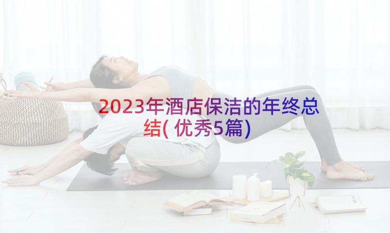 2023年酒店保洁的年终总结(优秀5篇)