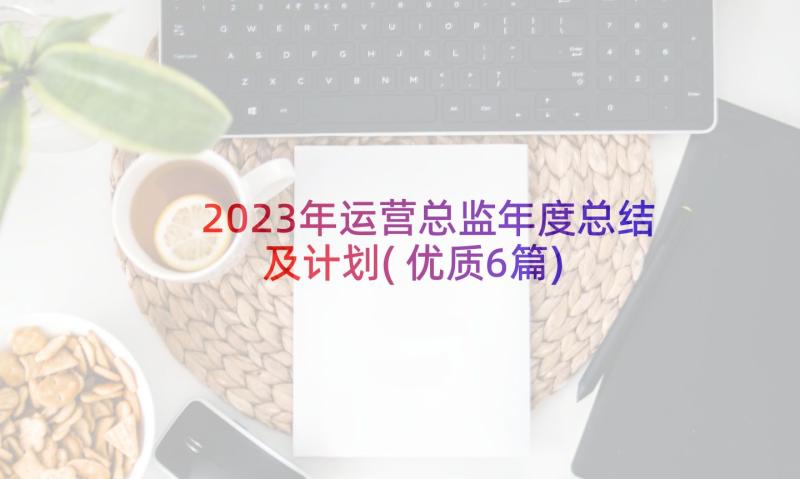 2023年运营总监年度总结及计划(优质6篇)