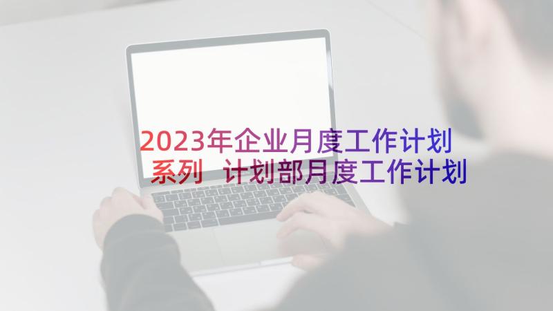 2023年企业月度工作计划系列 计划部月度工作计划系列(大全5篇)