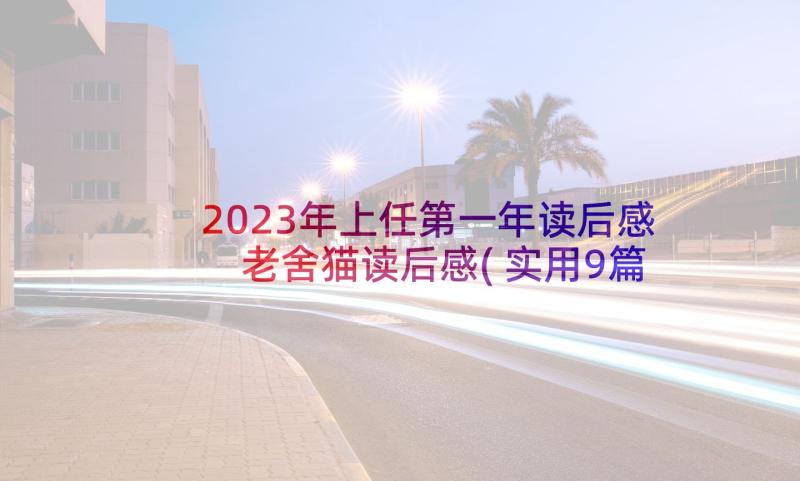 2023年上任第一年读后感 老舍猫读后感(实用9篇)