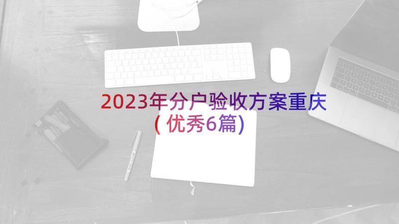 2023年分户验收方案重庆(优秀6篇)