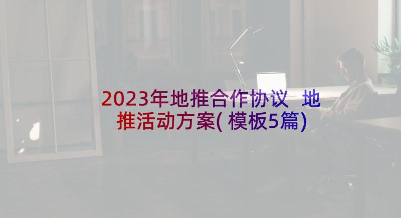 2023年地推合作协议 地推活动方案(模板5篇)