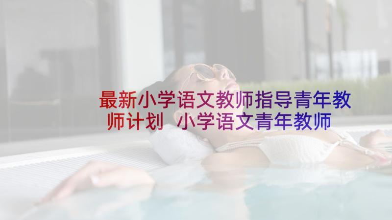 最新小学语文教师指导青年教师计划 小学语文青年教师个人成长计划(通用5篇)