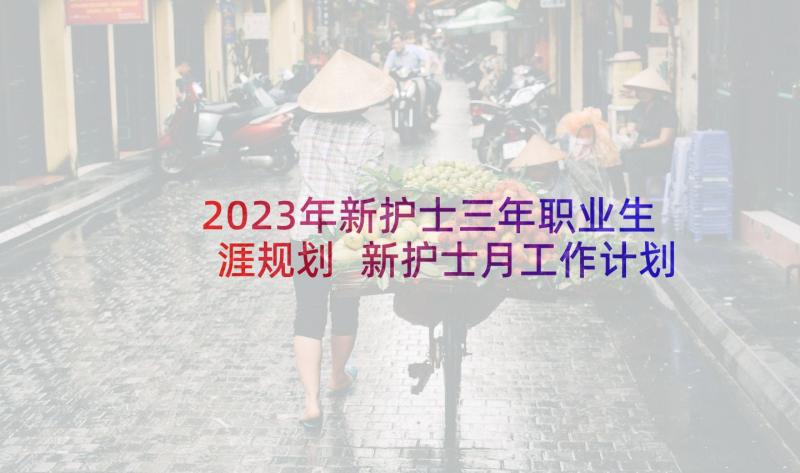 2023年新护士三年职业生涯规划 新护士月工作计划(汇总5篇)