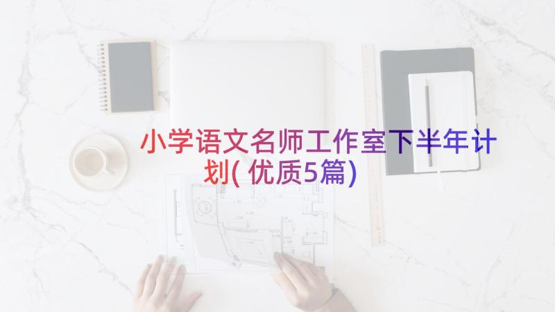 小学语文名师工作室下半年计划(优质5篇)