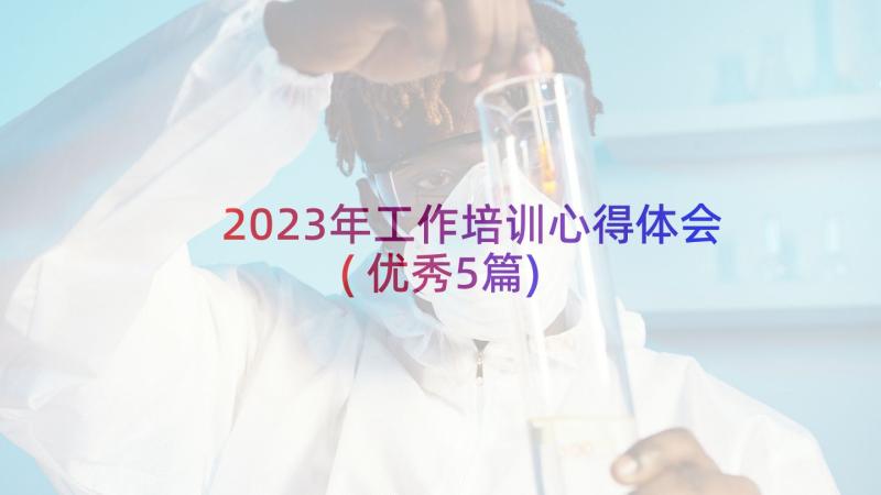 2023年工作培训心得体会(优秀5篇)