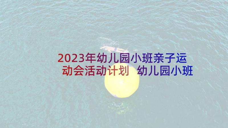 2023年幼儿园小班亲子运动会活动计划 幼儿园小班活动计划(汇总8篇)