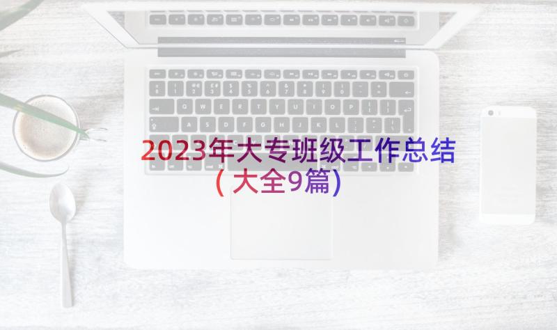 2023年大专班级工作总结(大全9篇)