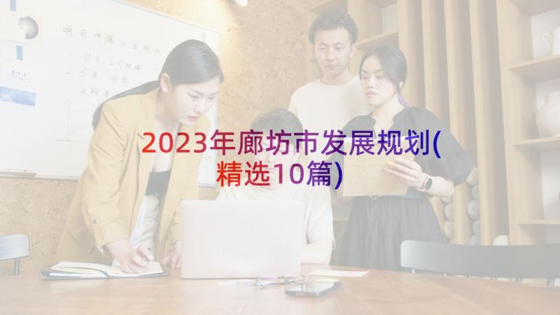 2023年廊坊市发展规划(精选10篇)