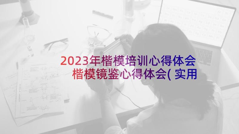 2023年楷模培训心得体会 楷模镜鉴心得体会(实用5篇)