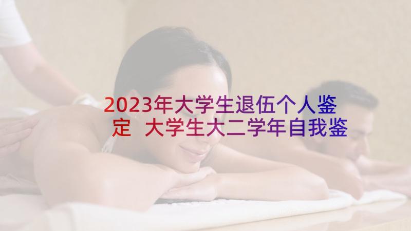 2023年大学生退伍个人鉴定 大学生大二学年自我鉴定(优秀6篇)