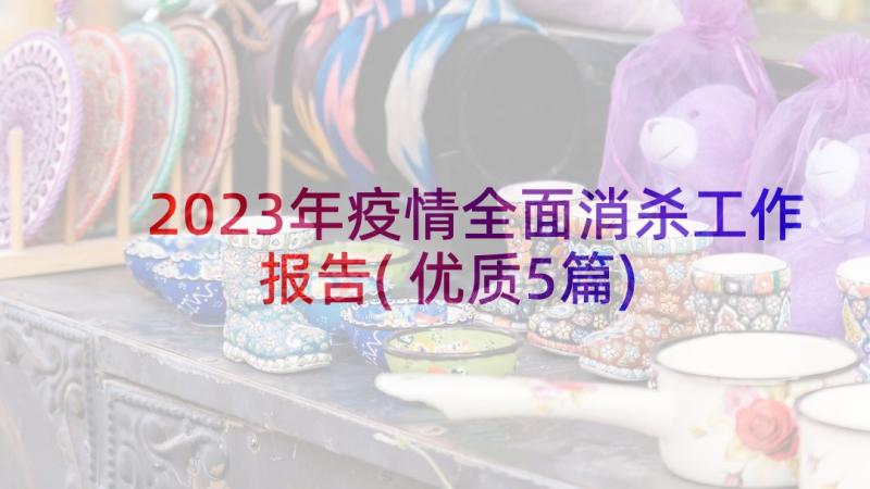 2023年疫情全面消杀工作报告(优质5篇)