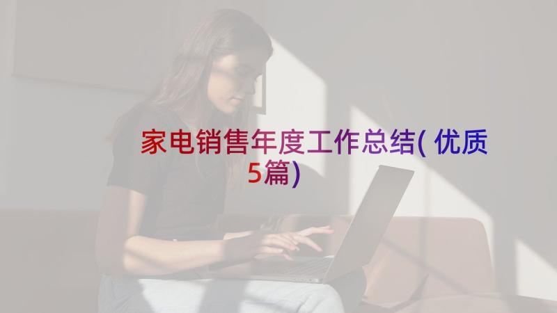 家电销售年度工作总结(优质5篇)