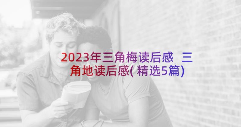 2023年三角梅读后感 三角地读后感(精选5篇)