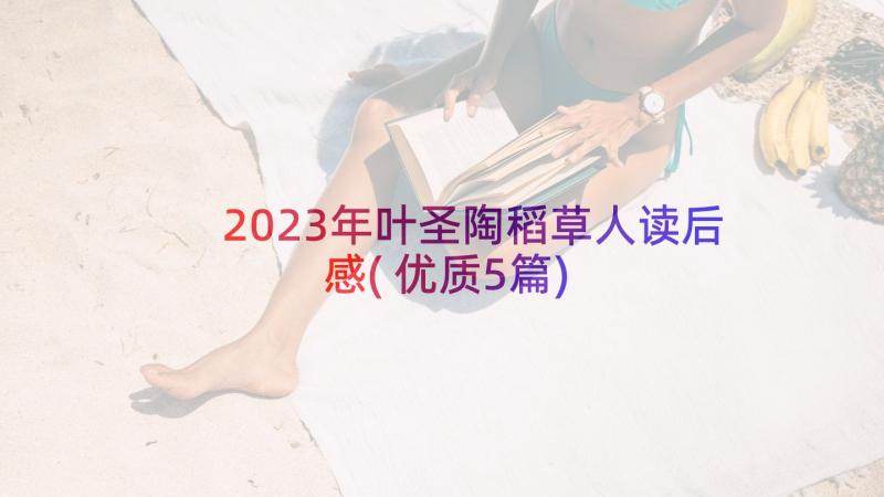 2023年叶圣陶稻草人读后感(优质5篇)