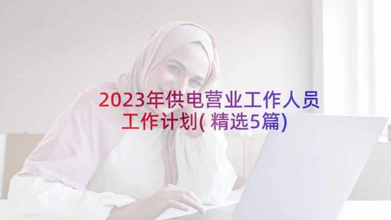 2023年供电营业工作人员工作计划(精选5篇)