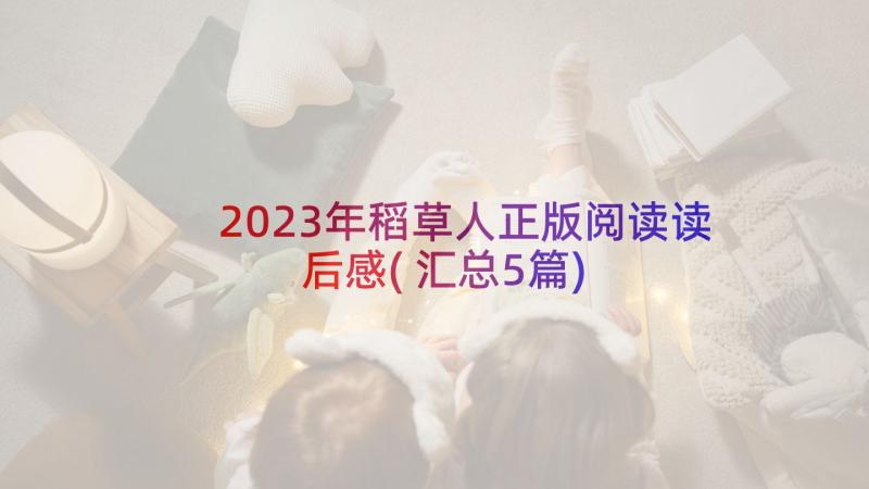 2023年稻草人正版阅读读后感(汇总5篇)