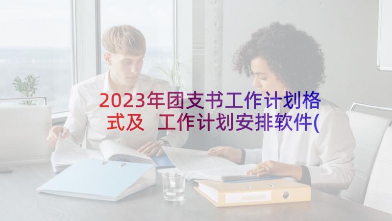 2023年团支书工作计划格式及 工作计划安排软件(大全5篇)