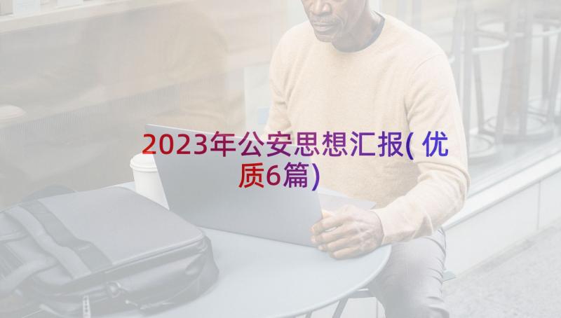 2023年公安思想汇报(优质6篇)