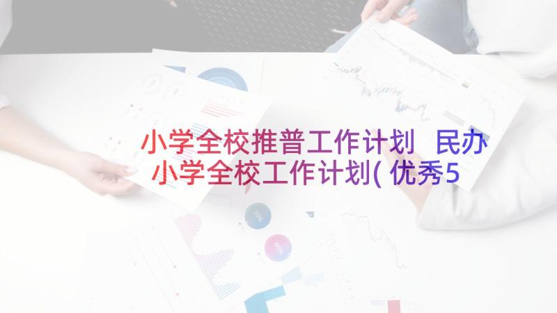 小学全校推普工作计划 民办小学全校工作计划(优秀5篇)