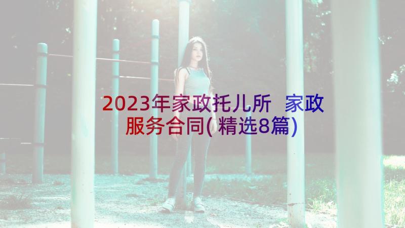 2023年家政托儿所 家政服务合同(精选8篇)