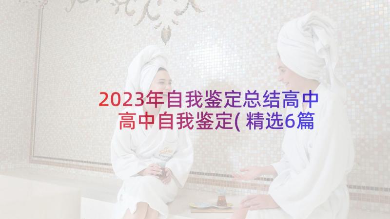 2023年自我鉴定总结高中 高中自我鉴定(精选6篇)