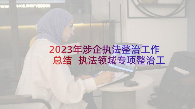 2023年涉企执法整治工作总结 执法领域专项整治工作总结(汇总5篇)