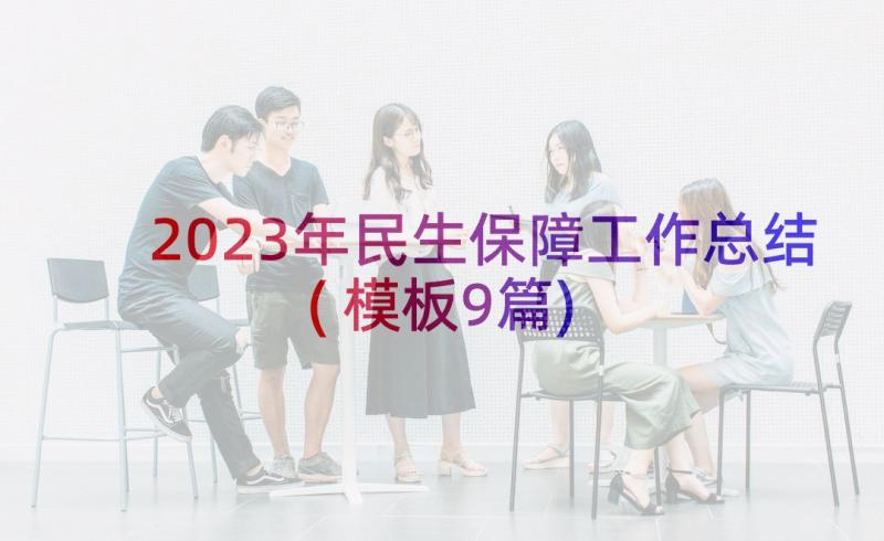 2023年民生保障工作总结(模板9篇)