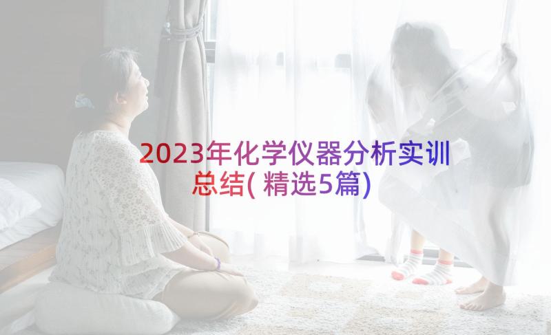 2023年化学仪器分析实训总结(精选5篇)