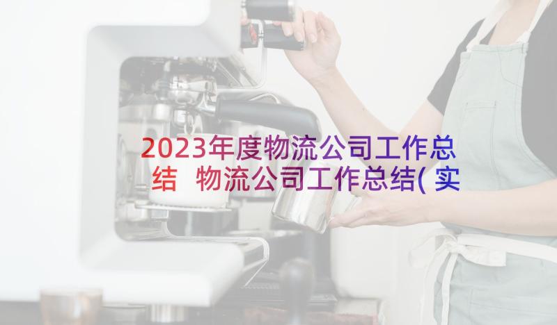 2023年度物流公司工作总结 物流公司工作总结(实用9篇)