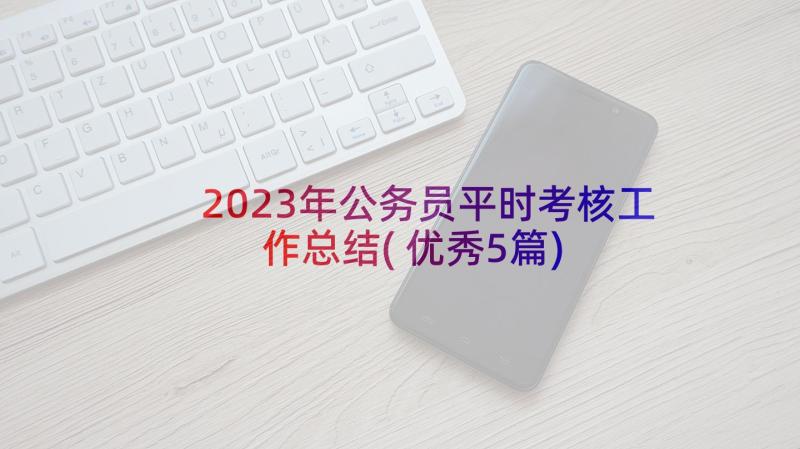 2023年公务员平时考核工作总结(优秀5篇)