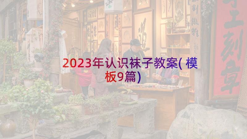 2023年认识袜子教案(模板9篇)