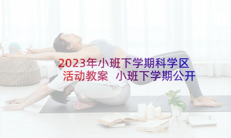 2023年小班下学期科学区活动教案 小班下学期公开课活动教案(优质5篇)