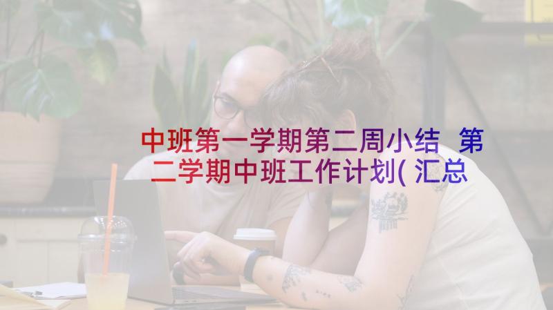 中班第一学期第二周小结 第二学期中班工作计划(汇总10篇)