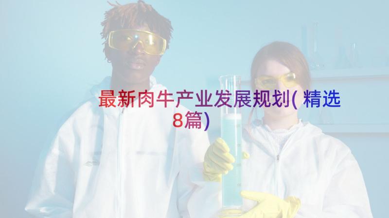 最新肉牛产业发展规划(精选8篇)