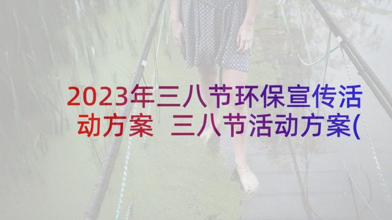 2023年三八节环保宣传活动方案 三八节活动方案(通用9篇)